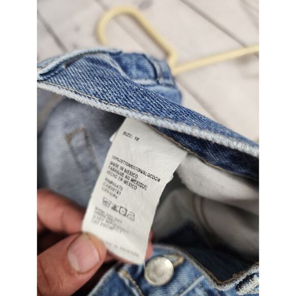 TOMMY HILFIGER DENIM CAPRI Blue Jeans Size 10 Vintage Womens 23.5" Inseam - Picture 2 of 4